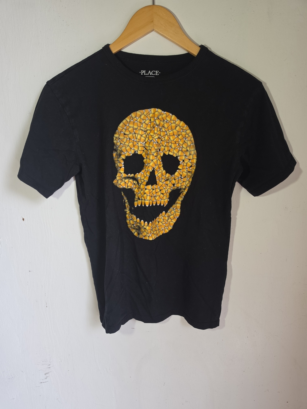 PLACE Skull Mosaic Graphic Tee M 10/12